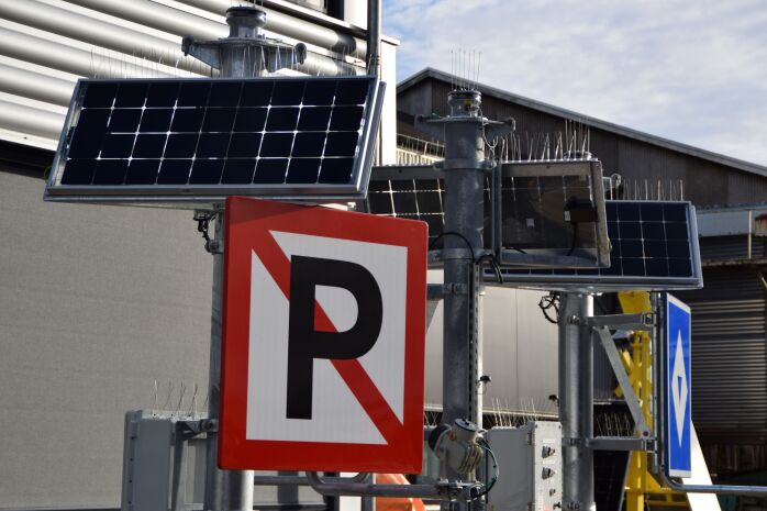 Solar power systems to power beam lights and nautical lights