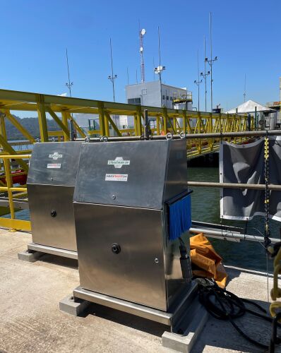 Ship to Shore Link at LNG terminal Santos