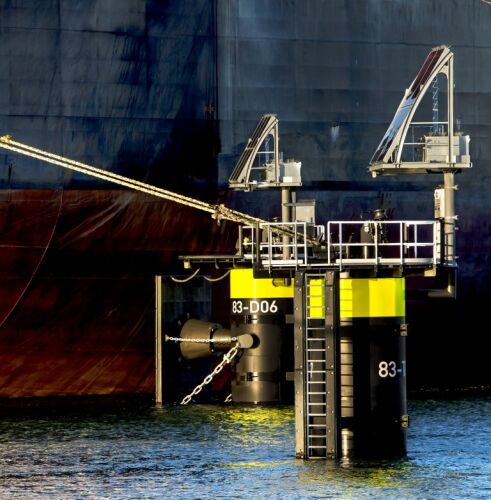 Solar powered capstans Rotterdam