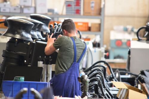 Quick Release Mooring Hooks in house production