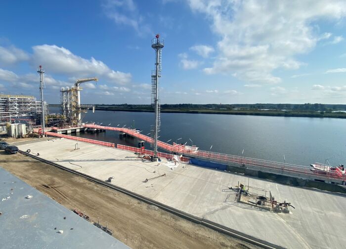 Mooring equipment terminal Polimery Police